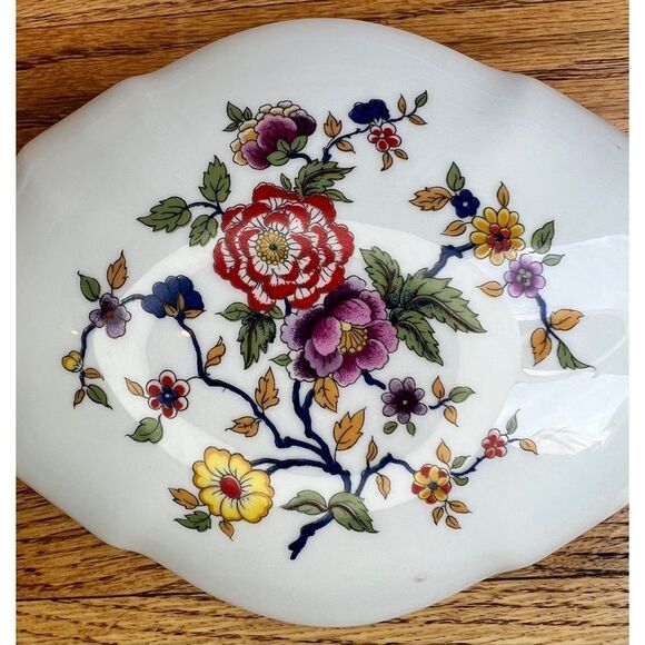 Limoges White Porcelain Jewelry Trinket Box Hand Painted Floral Collectible - Picture 11 of 11